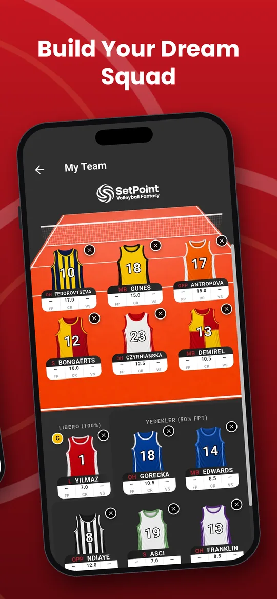 SetPoint squad screen